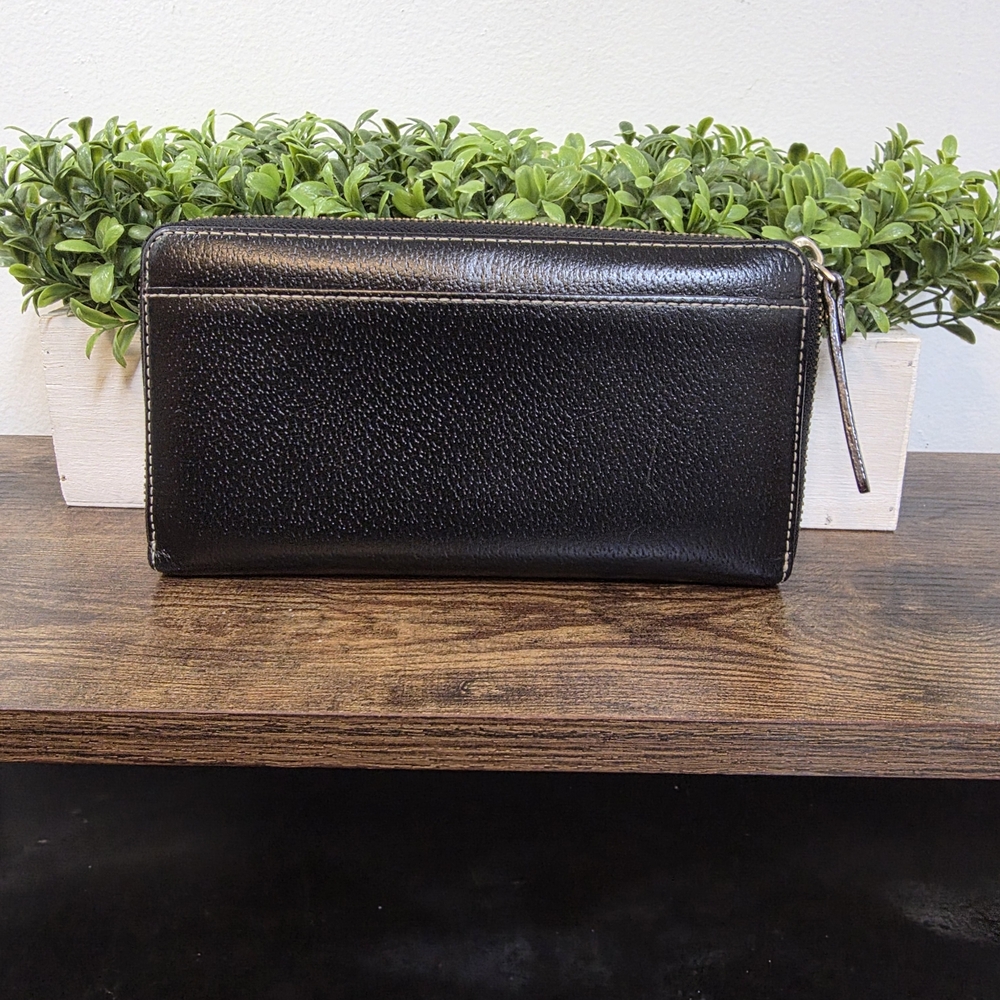 kate spade New York Black Zip Around Wallet - Picture 4 of 9